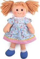 Lalki dla dziewczynek - Lalka Szmacianka Olivia 32 cm BJD060 Bigjigs Toys - miniaturka - grafika 1
