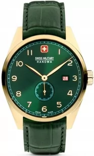 Zegarek Zegarek męski SWISS MILITARY SMWGB0000710 zielony klasyczny - Zegarki męskie - miniaturka - grafika 1