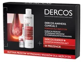 Szampony do włosów - Vichy zestaw Dercos Aminexil Clinical 5 x 21 amp + szampon wzmacniający 200 ml - miniaturka - grafika 1