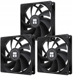 Thermalright TL-C12C X3 PWM Juodas 3vnt. 120mm Juodi Ventiliatoriai TL-C12C-3 - Wentylatory komputerowe - miniaturka - grafika 1