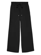 Spodnie damskie - Vero Moda Spodnie w kolorze czarnym - miniaturka - grafika 1