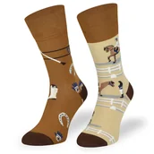 Skarpetki męskie - Kolorowe skarpetki asymetryczne, Ujeżdżenie, 39/42 - miniaturka - grafika 1