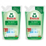 Środki do kuchni i łazienki - Frosch Płyn do mycia szyb w worku zestaw 2 x 1 l - miniaturka - grafika 1