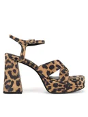 Sandały damskie - Badura Sandały ODIL-V21568-933-2 Brązowy - miniaturka - grafika 1