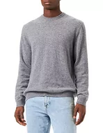 Koszulki męskie - United Colors of Benetton Koszulka męska G/C M/L 1002u1g34 sweter, szary 507, XXL - miniaturka - grafika 1
