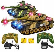 Zabawki zdalnie sterowane - Bitwa Walka Czołgów Sterowany Czołg Rc War Tank - miniaturka - grafika 1