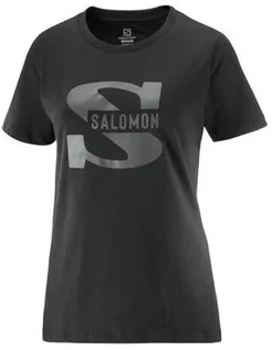 Koszulki sportowe damskie - Koszulka Salomon Outlife Big Logo W Black - grafika 1