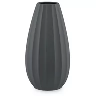 Wazony i flakony - Wazon COB kolor czarny styl boho do wewnątrz ameliahome - VASE/AH/COB/BLACK/18X33,5 - miniaturka - grafika 1