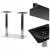 Meble modułowe i akcesoria - Podstawa Stołu Stolika SZCZOTKOWANA70x40 cm - miniaturka - grafika 1