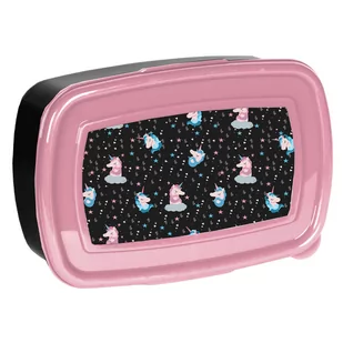 Paso Śniadaniówka Unicorn Black PP22UN-3022 - Lunch boxy - miniaturka - grafika 1
