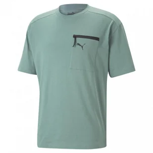 Męski t-shirt basic Puma Open Road - morski - PUMA - Koszulki sportowe męskie - miniaturka - grafika 1