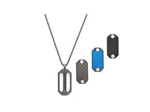 Biżuteria POLICE PEJGN2009202. Naszyjnik, Kolor szary. Mężczyzna. - Naszyjniki - miniaturka - grafika 1