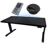 Biurka - Biurko Elektryczne 120X60 Regulowane Nogi Loftowe Metalowe Producent - miniaturka - grafika 1