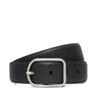 Paski - Pasek Męski Calvin Klein Round Buckle 35Mm LV04D7024G Czarny - miniaturka - grafika 1