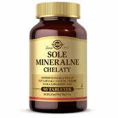 Witaminy i minerały - Solgar Sole mineralne Chelaty 90 tabletek - miniaturka - grafika 1