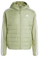 Kurtki męskie - adidas Męska kurtka hybrydowa Essentials 3S z izolacją z kapturem, S - miniaturka - grafika 1