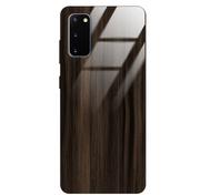 Etui i futerały do telefonów - Etui drewniane Samsung Galaxy S20 Premium Wood Dark Brown Forestzone Glass - miniaturka - grafika 1