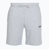 Spodenki męskie - Spodenki męskie Napapijri N-Gori blu light grey melange - miniaturka - grafika 1