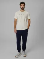 Spodnie sportowe męskie - 4F Spodnie dresowe joggery męskie - granatowe XXL - miniaturka - grafika 1