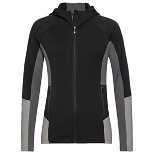HEAD Damska bluza Madelyn FZ Midlayer, czarna/antracytowa, M - Bluzy damskie - miniaturka - grafika 1