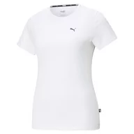 Koszulki i topy damskie - Puma Koszulka Damska T-Shirt Ess Small Logo Tee White 586776 52 Xs - miniaturka - grafika 1