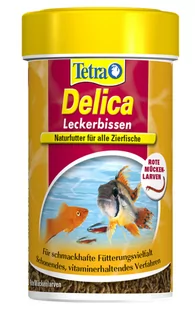 TetraTec Delica Bloodworms 100ml T735064 - Filtry akwariowe i akcesoria - miniaturka - grafika 1