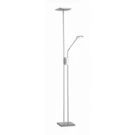 Lampy stojące - Trio Leuchten Nowoczesna podłużna lampa podłogowa mat nikiel wbudowany LED - Luke - miniaturka - grafika 1
