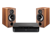 Zestawy stereo - Bluesound POWERNODE EDGE (czarny) + Tesi 261 (orzech) - miniaturka - grafika 1