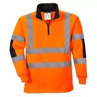 Odzież robocza - Bluza ostrzegawcza Xenon Rugby Pomarańczowy 4XL - miniaturka - grafika 1