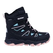 Buty dla chłopców - Richter Buty dziecięce dla chłopców i dziewczynek, Kyle Sneaker, Black/Silver/Turqu/Pow, 27 EU, Black Silv Turqu Pow, 27 EU - miniaturka - grafika 1