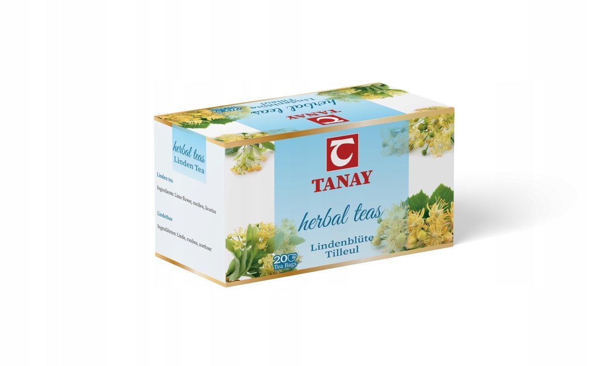 Herbata lipowa z dodatkami ekspresowa Tanay - 20 torebek