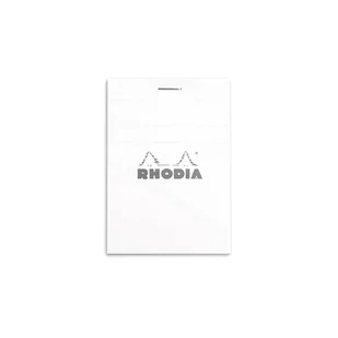 Blok Rhodia N°11 7,4x10,5 cm, kratka, biały - Notesy i bloczki - miniaturka - grafika 1