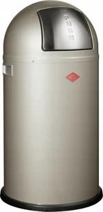 Kosz na śmieci Wesco Kosz na śmieci n. srebrny 50l Pushboy Wesco - Kosze na śmieci - miniaturka - grafika 1