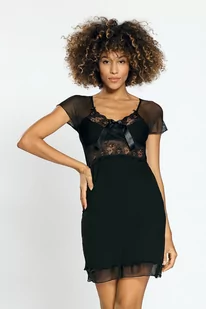 HALKA PAULINA (kolor granat, rozmiar 2xl) - Piżamy damskie - miniaturka - grafika 3