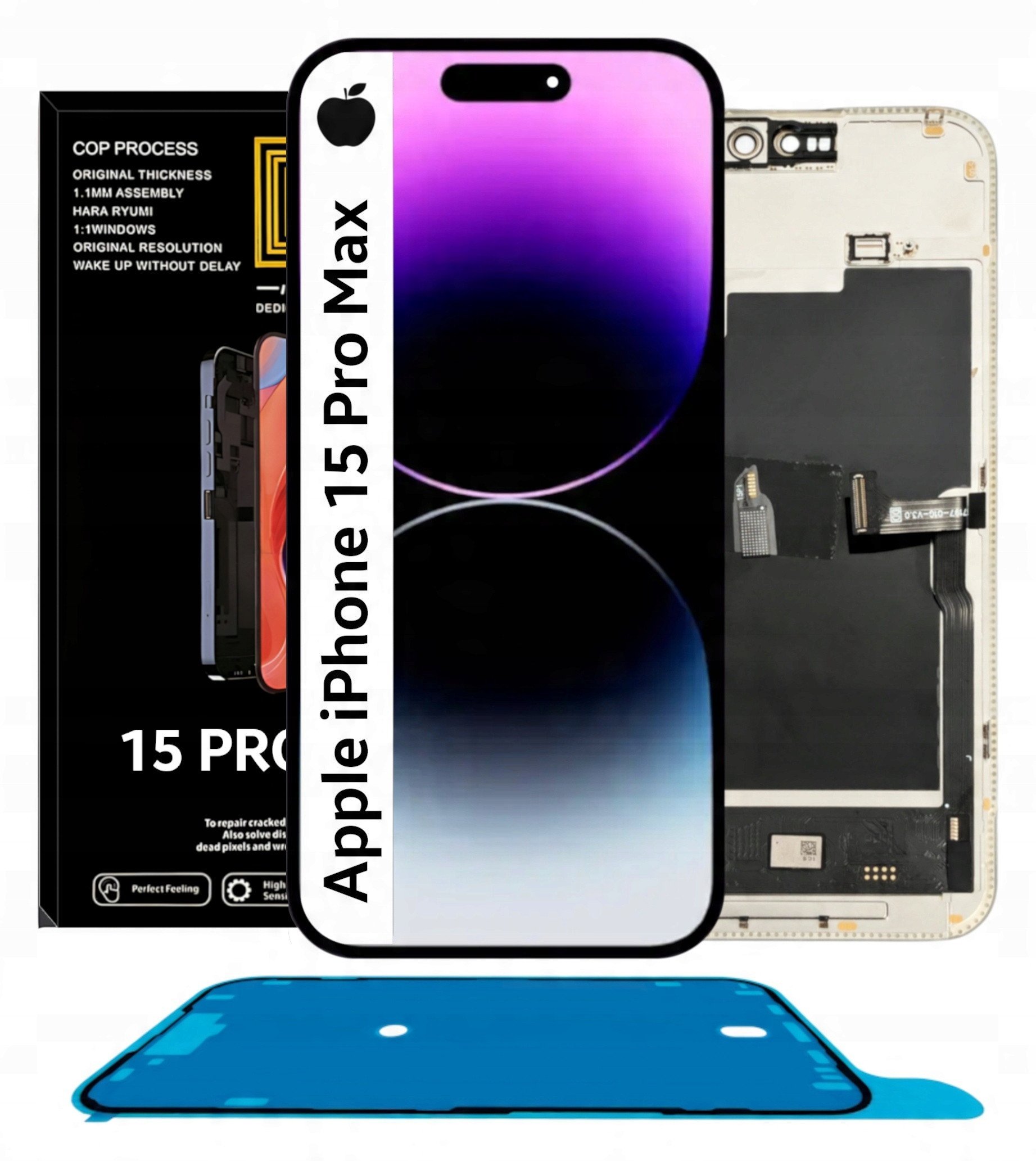 Wyświetlacz do iPhone 15 Pro Max Ekran LCD Soft OLED Wymienny Chip A2849 5904858381593