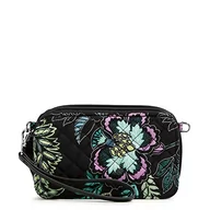 Torebki damskie - Vera Bradley Damska kultowa torebka na ramię RFID All in One Signature Cotton Purse, Island Garden - bawełna z recyklingu, Rozmiar Uniwersalny - miniaturka - grafika 1