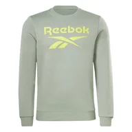 Bluzy męskie - Męska Bluza REEBOK RI FLC BIG LOGO CREW H54792 – Szary - miniaturka - grafika 1