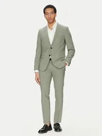 Garnitury - HUGO Garnitur Arti/Hesten232X 50540341 Zielony Extra Slim Fit - miniaturka - grafika 1