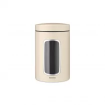 Brabantia Pojemnik z okienkiem Soft Beige 226984 1.4 l - Pojemniki kuchenne - miniaturka - grafika 1