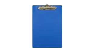 CLIPBOARD A5 ZAMYKANY PODKŁADKA Z KLIPEM NIEBIESKA - Deski z klipsem - miniaturka - grafika 1