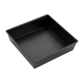 Formy do ciast - Blacha kwadratowa Florina 24 x 24 x 6 cm czarny - miniaturka - grafika 1