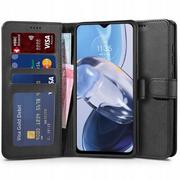 Etui i futerały do telefonów - Tech-Protect Etui Wallet do Motorola Moto E22/E22i Czarny - miniaturka - grafika 1
