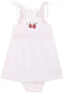 Gocco Sukienka dla dziewczynki Vestido Bordados Naranjas, jasnoróżowy, 6 Miesiące - Sukienki - miniaturka - grafika 1