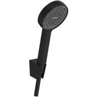 Zestawy prysznicowe - HANSGROHE Zestaw prysznicowy natynkowy Activera Select S 28052670 Czarny mat - miniaturka - grafika 1