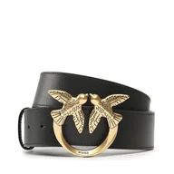 Paski - Pasek Damski Pinko Love Berry H4 Belt PE 23 PLT01 100120 A0F1 Czarny - miniaturka - grafika 1