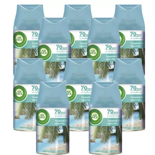 Zestaw Air Wick Freshmatic Rajska Plaża 10*250 ml - Odświeżacze powietrza - miniaturka - grafika 1