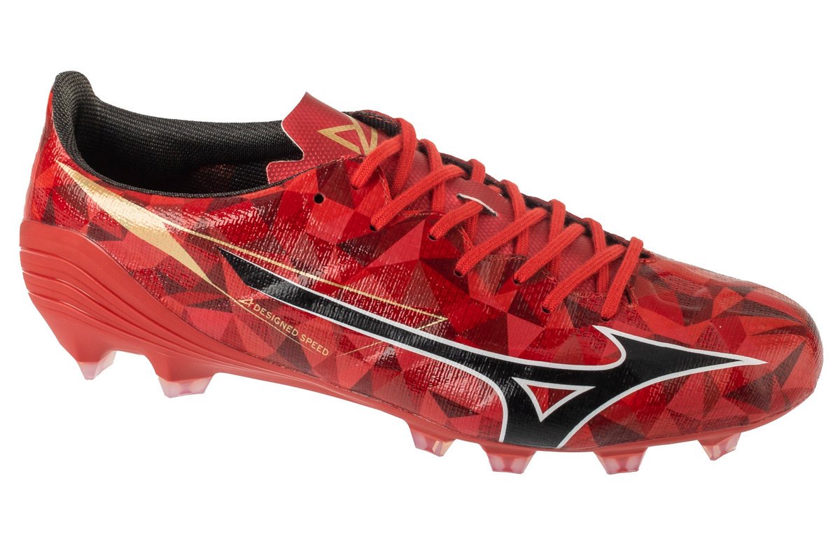 Mizuno Alpha II Pro FG P1GA256460, Męskie, buty piłkarskie - korki, Czerwony