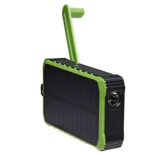Powerbank solarny Denver PSO-10012 10000mAh z dynamem na korbkę - Powerbanki - miniaturka - grafika 1