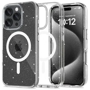 Tech-Protect Flexair Hybrid Magsafe do iPhone 16 Pro Glitter - Etui i futerały do telefonów - miniaturka - grafika 1
