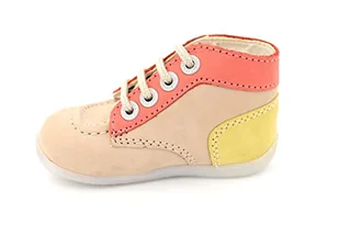 Kickers dziecięce cukierki-2 buty i botki, Beżowy Różowy Żółty, 20 EU - Botki damskie - miniaturka - grafika 1
